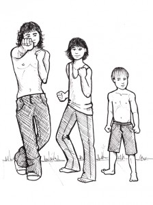 Rafa and his big brothers